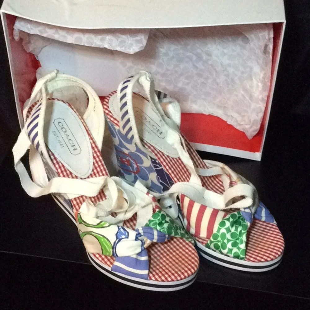 Coach Wedge Heel Sandal